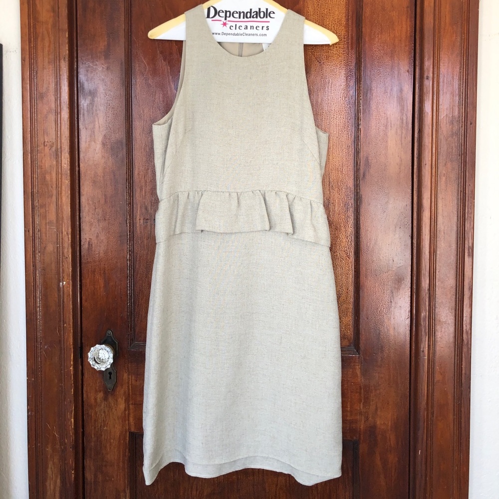 Club Monaco Sleeveless Dress w/Peplum Detail